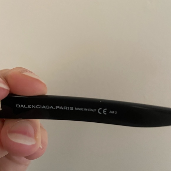 (Sold) BALENCIAGA PARIS BLACK SUNGLASSES BAL0137/S - Picture 11 of 12